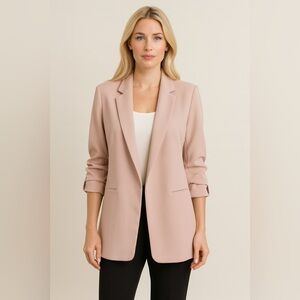 ZARA Women's Soft Pink Blazer Medium